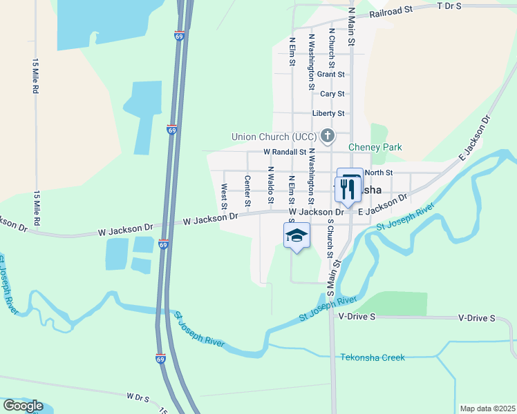 512 West Jackson Drive, Tekonsha MI Walk Score