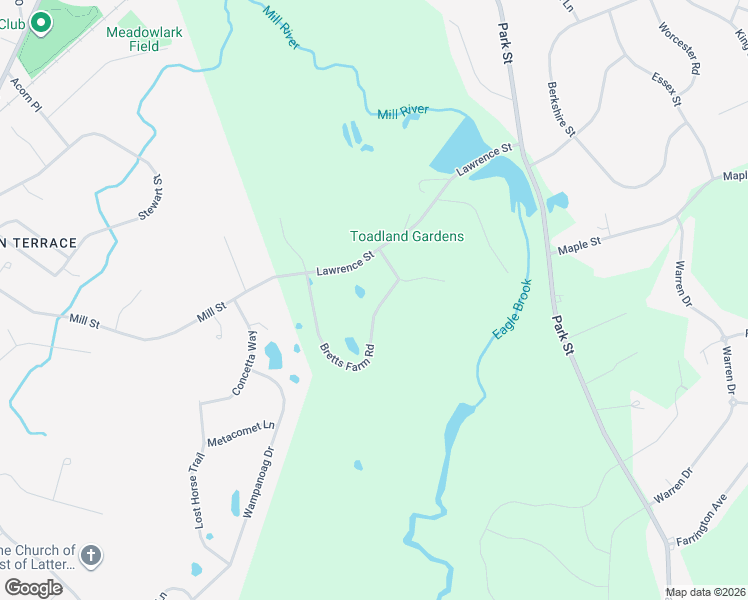 map of restaurants, bars, coffee shops, grocery stores, and more near 19 Bretts Farm Road in Norfolk