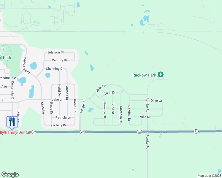 map of restaurants, bars, coffee shops, grocery stores, and more near 1066 Turin Drive in Hampshire