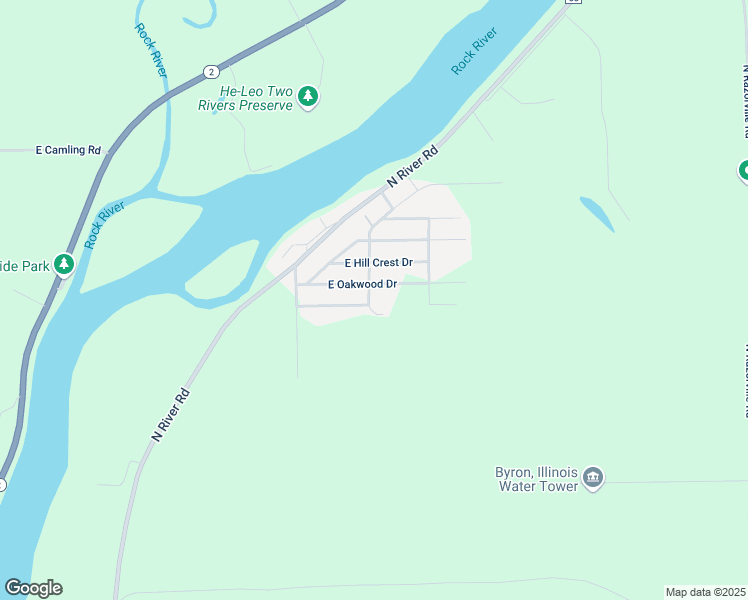 map of restaurants, bars, coffee shops, grocery stores, and more near 703 North View Crest Drive in Byron