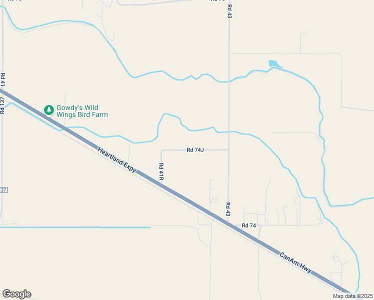 map of restaurants, bars, coffee shops, grocery stores, and more near Road 74J in Goshen County