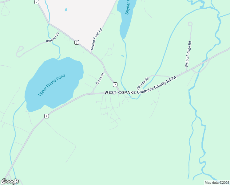 map of restaurants, bars, coffee shops, grocery stores, and more near 2241 County Road 7 in Copake