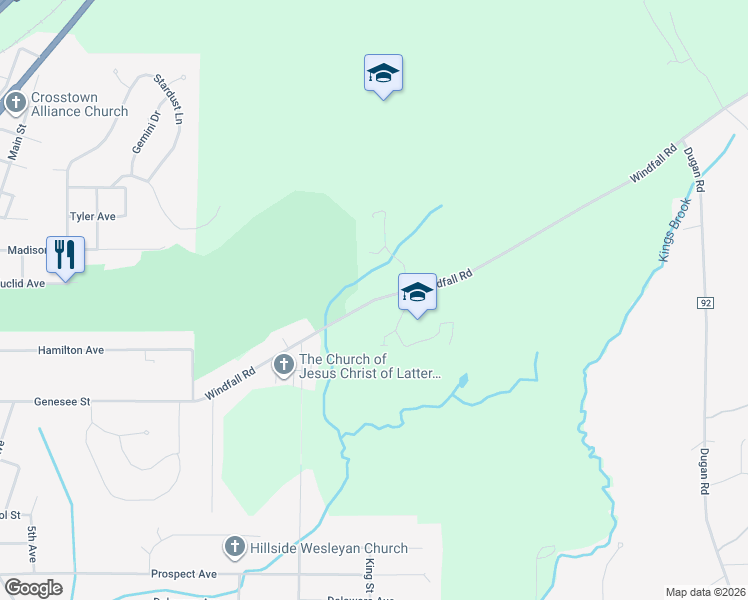 Windfall Road, Olean NY Walk Score