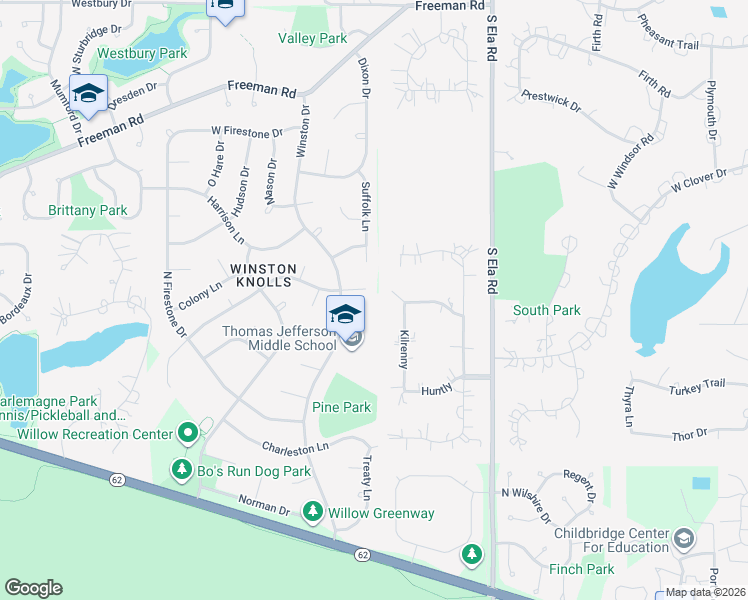 map of restaurants, bars, coffee shops, grocery stores, and more near 770 Concord Lane in Hoffman Estates