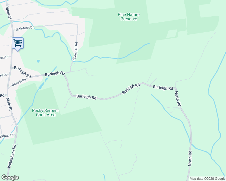 map of restaurants, bars, coffee shops, grocery stores, and more near 236 Burleigh Road in Wilbraham