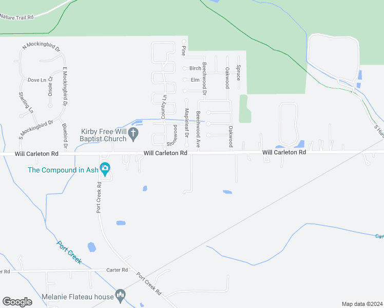 map of restaurants, bars, coffee shops, grocery stores, and more near 3016 Will Carleton Road in Flat Rock