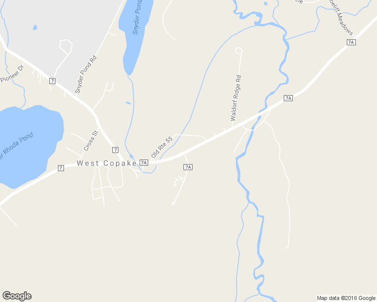 map of restaurants, bars, coffee shops, grocery stores, and more near 55 County Route 7A in Copake