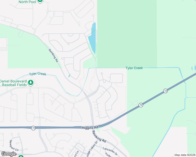 map of restaurants, bars, coffee shops, grocery stores, and more near 1810 Andrew Boulevard in Pingree Grove