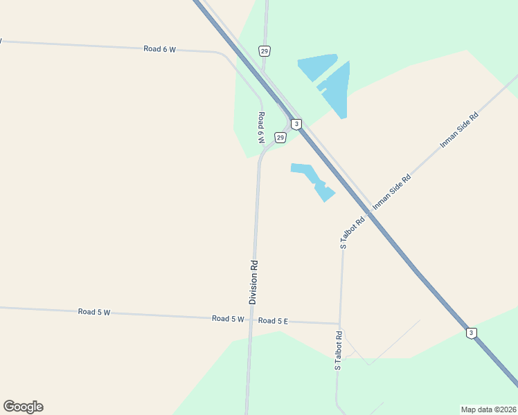 map of restaurants, bars, coffee shops, grocery stores, and more near 3184 County Road 29 in Kingsville