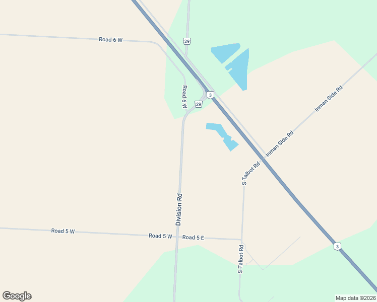 map of restaurants, bars, coffee shops, grocery stores, and more near 3188 Division Road in Kingsville