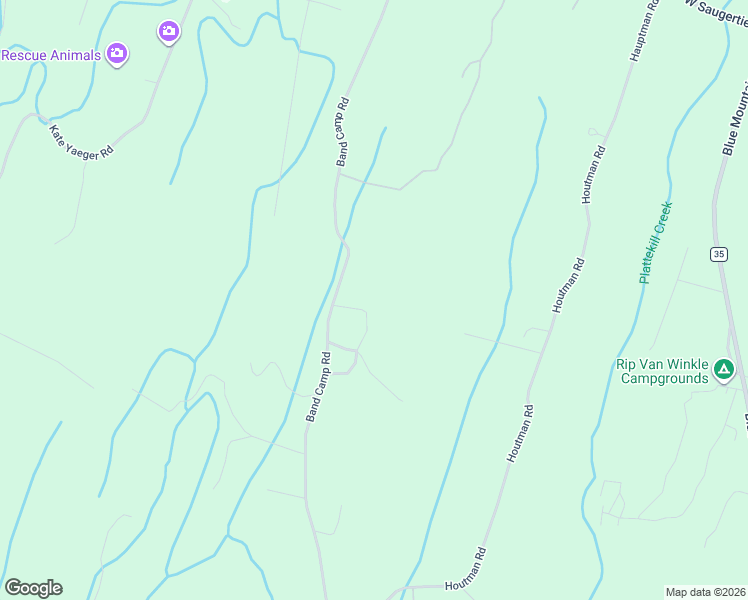 map of restaurants, bars, coffee shops, grocery stores, and more near 617 Band Camp Circle in Saugerties