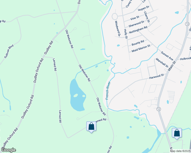 map of restaurants, bars, coffee shops, grocery stores, and more near 1 Cathy Way in Oxford