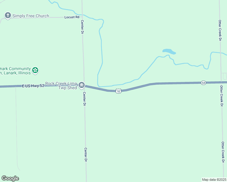 map of restaurants, bars, coffee shops, grocery stores, and more near 26900 U.S. 52 in Lanark