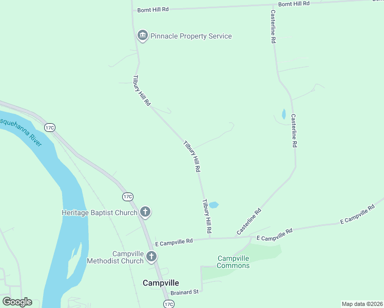 map of restaurants, bars, coffee shops, grocery stores, and more near 410 Tilbury Hill Road in Endicott