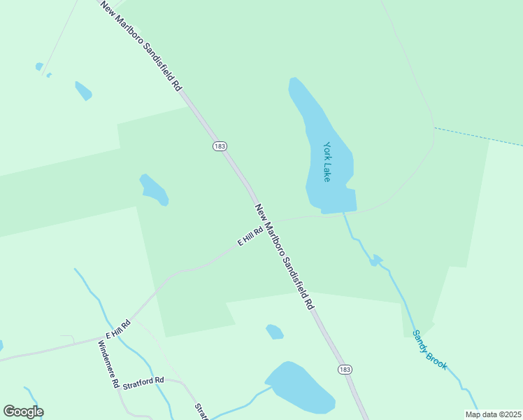 map of restaurants, bars, coffee shops, grocery stores, and more near Massachusetts 183 in Sandisfield