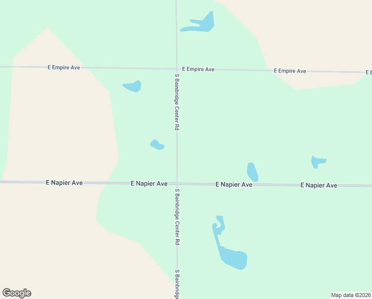 map of restaurants, bars, coffee shops, grocery stores, and more near 1155 South Bainbridge Center Road in Benton Harbor