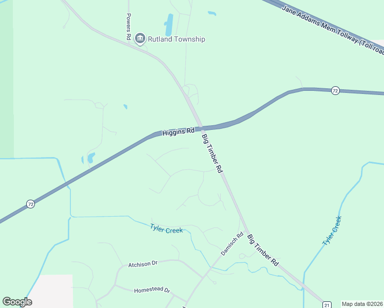 map of restaurants, bars, coffee shops, grocery stores, and more near 16N032 Big Timber Road in Hampshire