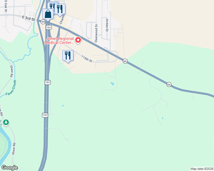 map of restaurants, bars, coffee shops, grocery stores, and more near 19576 Lake View Road in Anamosa