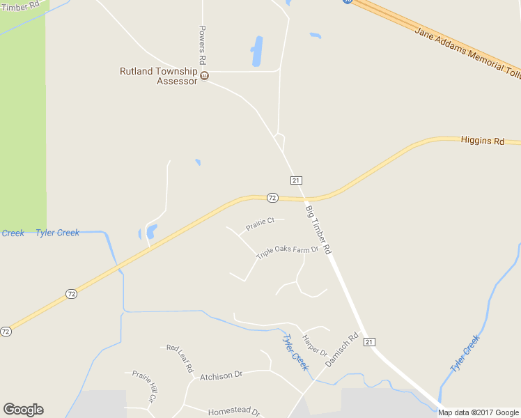 map of restaurants, bars, coffee shops, grocery stores, and more near 40W562 Prairie Court in Hampshire