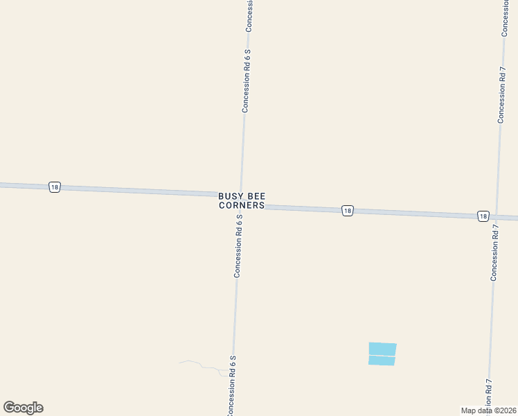 map of restaurants, bars, coffee shops, grocery stores, and more near 6247 Concession Road 6 South in Amherstburg