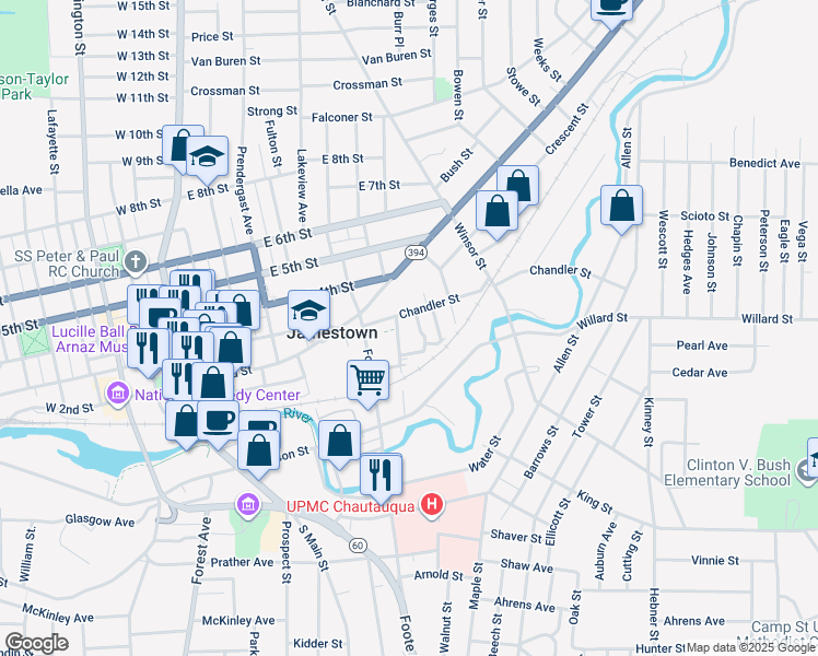 145 Chandler Street, Jamestown NY Walk Score