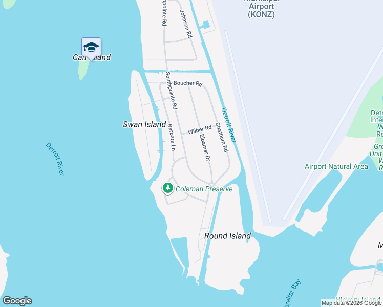 map of restaurants, bars, coffee shops, grocery stores, and more near 28675 Southpointe Road in Wayne County