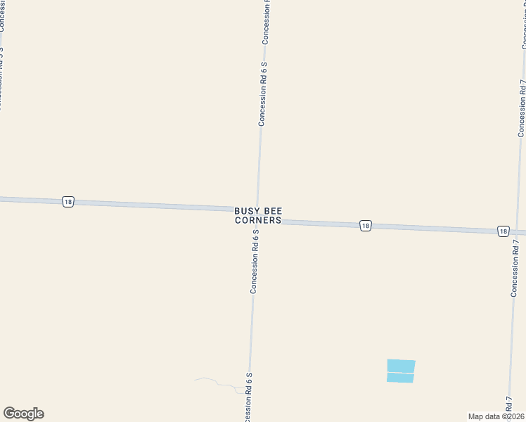 map of restaurants, bars, coffee shops, grocery stores, and more near 6247 Concession Road 6 South in Amherstburg