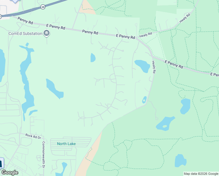 map of restaurants, bars, coffee shops, grocery stores, and more near 809 Magnuson Court in Barrington
