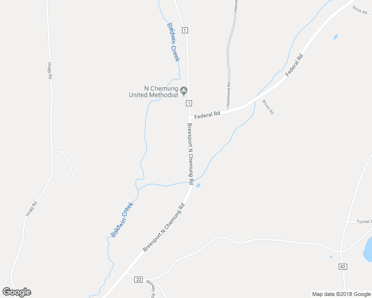 map of restaurants, bars, coffee shops, grocery stores, and more near 633 Breesport N Chemung Road in Lowman