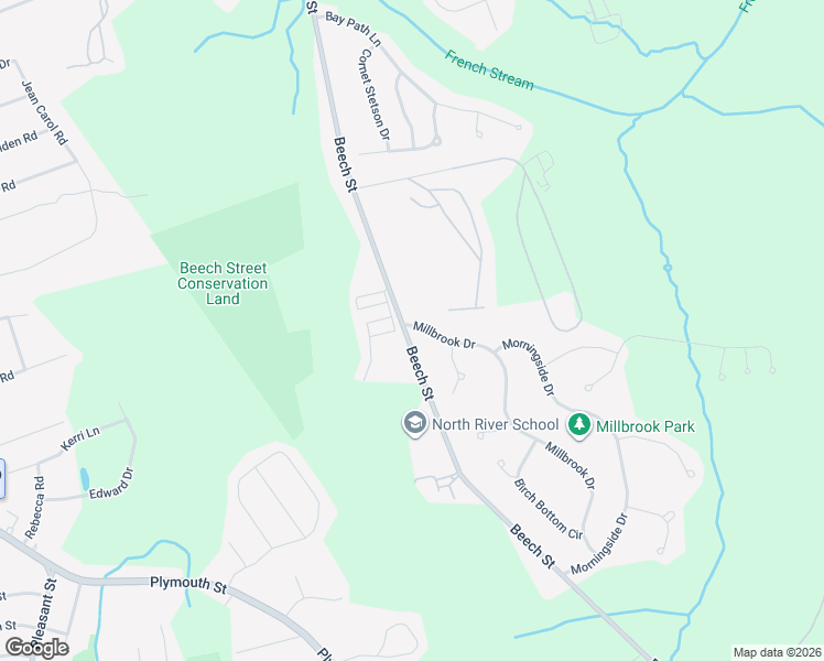 map of restaurants, bars, coffee shops, grocery stores, and more near 418 Beech Street in Rockland