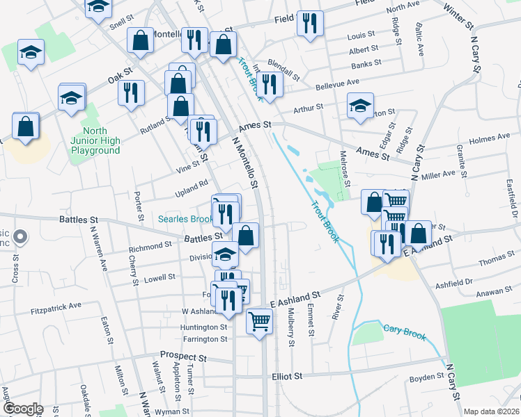 map of restaurants, bars, coffee shops, grocery stores, and more near Massachusetts 28 in Barnstable
