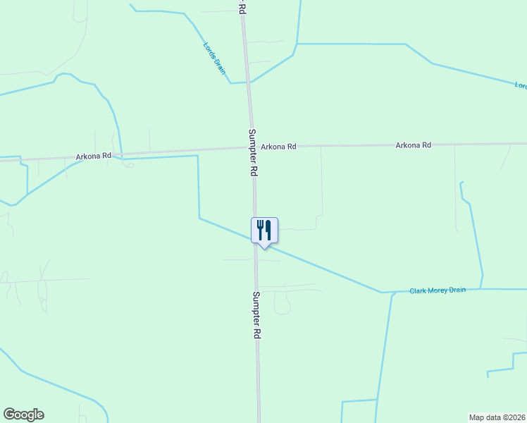 map of restaurants, bars, coffee shops, grocery stores, and more near 27997 Sumpter Road in Belleville