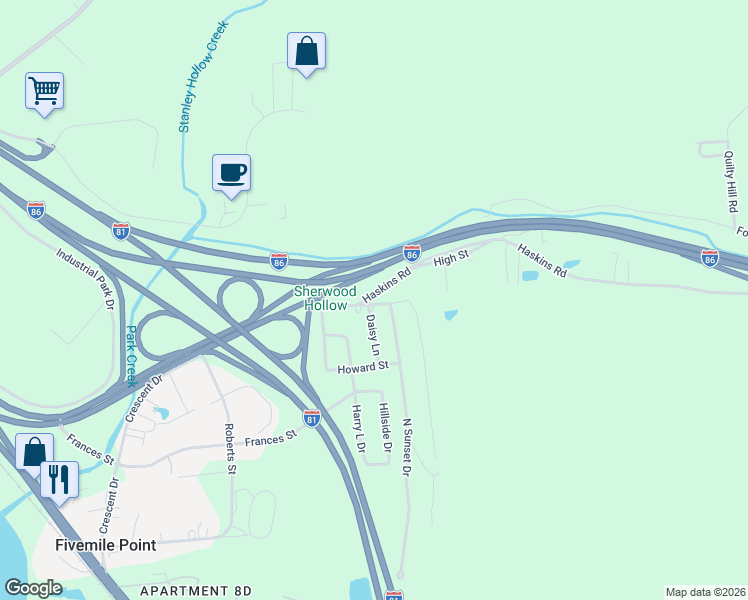 map of restaurants, bars, coffee shops, grocery stores, and more near 1 Easy Street in Broome