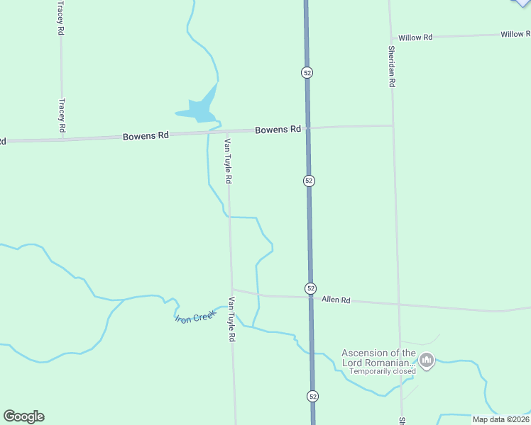map of restaurants, bars, coffee shops, grocery stores, and more near 20664 Allen Road in Manchester