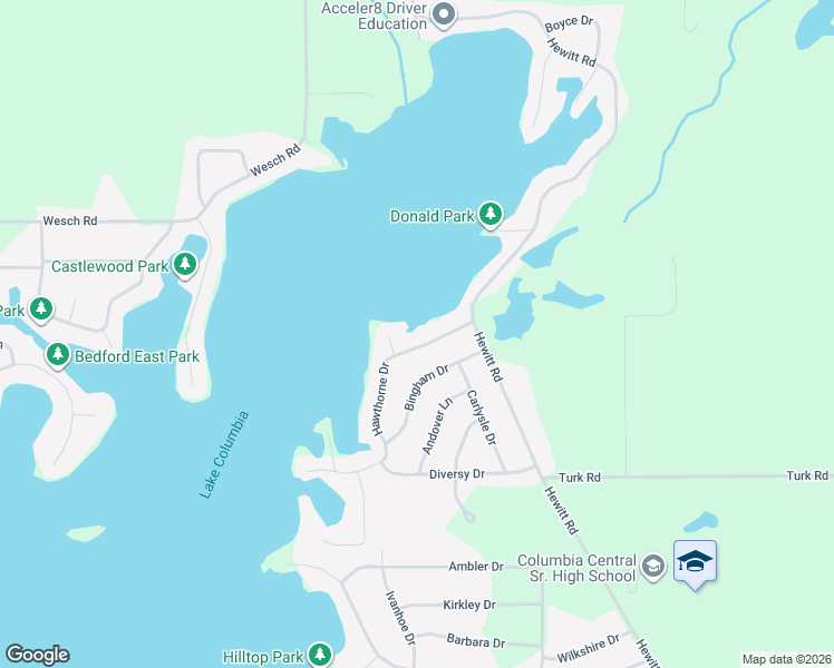 map of restaurants, bars, coffee shops, grocery stores, and more near 116 Hawthorne Drive in Brooklyn