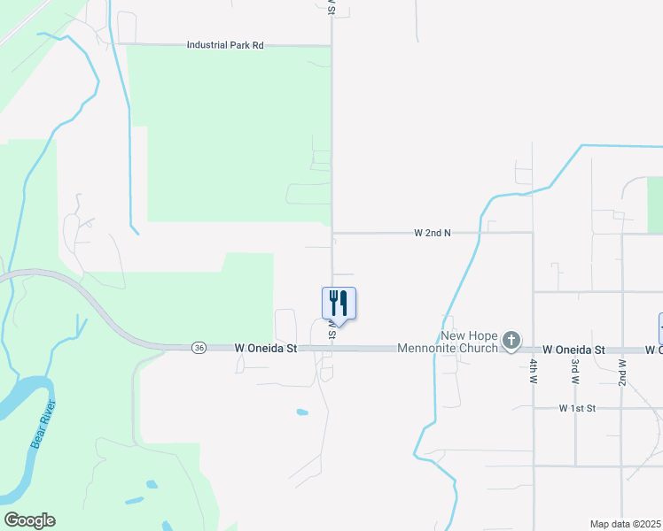 map of restaurants, bars, coffee shops, grocery stores, and more near 143 North 800 West in Preston