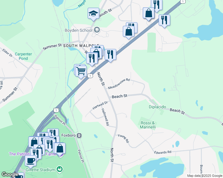 3 Meadowview Road, Foxborough MA Walk Score