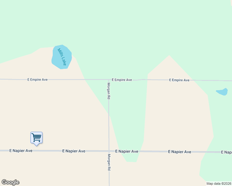 map of restaurants, bars, coffee shops, grocery stores, and more near 6550 East Empire Avenue in Benton Harbor