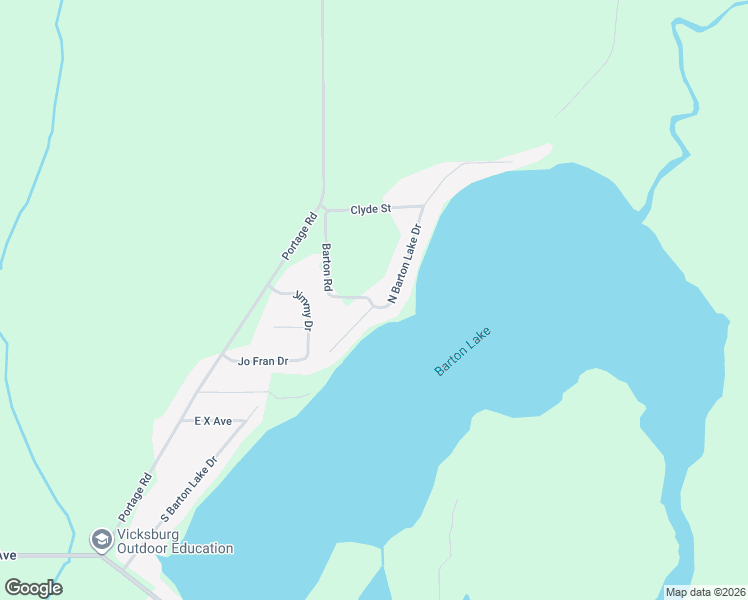 map of restaurants, bars, coffee shops, grocery stores, and more near 14922 North Barton Lake Drive in Vicksburg