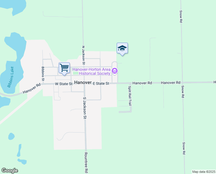 map of restaurants, bars, coffee shops, grocery stores, and more near 311 East State Street in Hanover