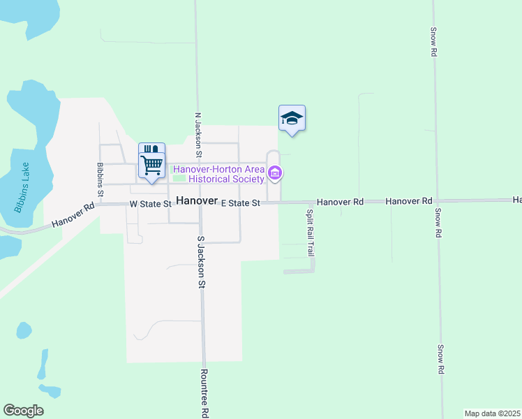 map of restaurants, bars, coffee shops, grocery stores, and more near 327 East State Street in Hanover