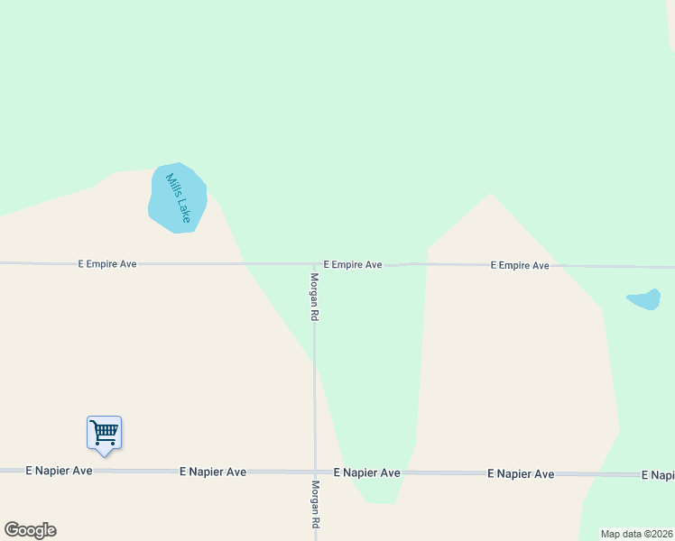 map of restaurants, bars, coffee shops, grocery stores, and more near 6550 East Empire Avenue in Benton Harbor