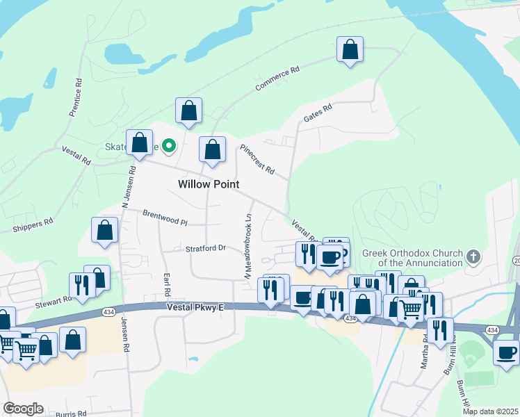 3604 Vestal Road, Vestal NY Walk Score