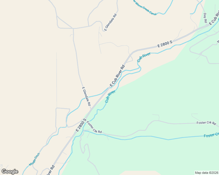 map of restaurants, bars, coffee shops, grocery stores, and more near 5883 East Cub River Road in Preston