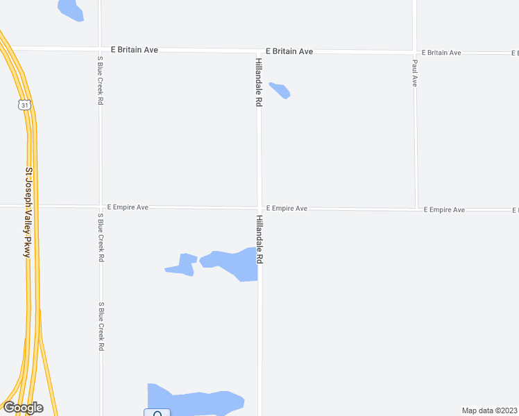 map of restaurants, bars, coffee shops, grocery stores, and more near 4061 East Empire Avenue in Benton Harbor