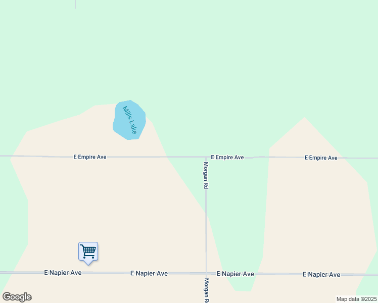 map of restaurants, bars, coffee shops, grocery stores, and more near 6443 East Empire Avenue in Benton Harbor