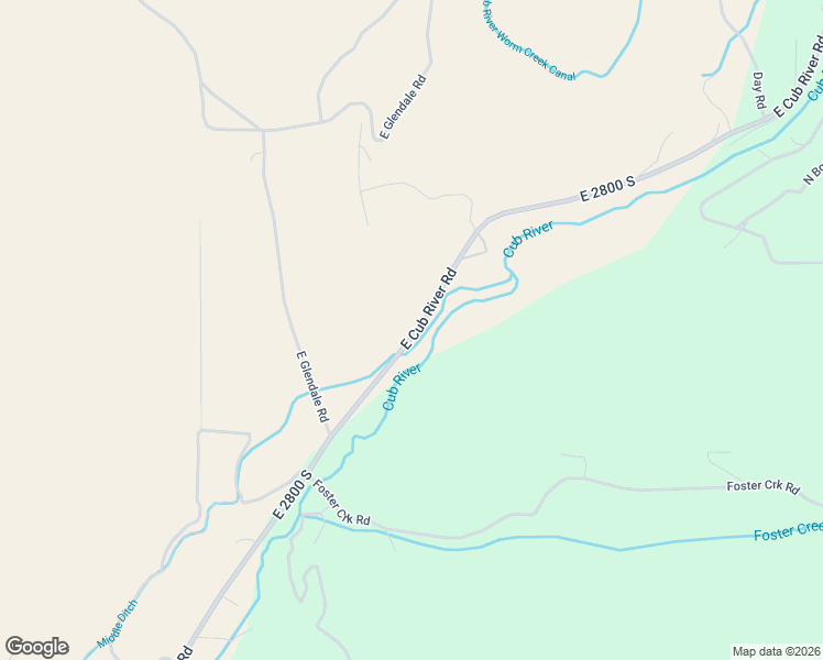 map of restaurants, bars, coffee shops, grocery stores, and more near 5883-5987 East Cub River Road in Preston