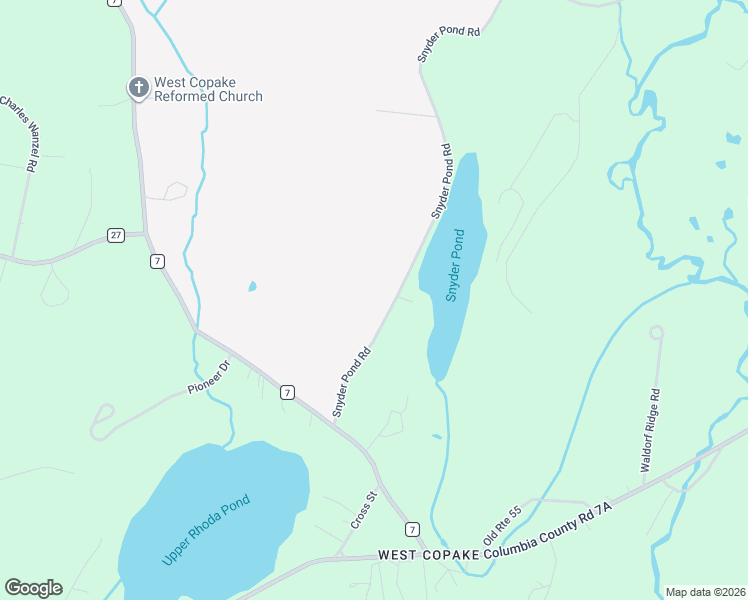 map of restaurants, bars, coffee shops, grocery stores, and more near 53 Snyder Pond Road in Copake