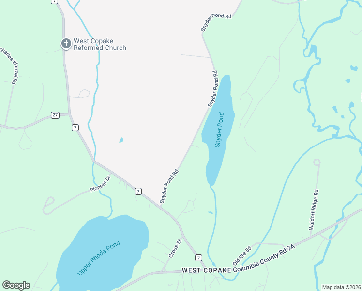 map of restaurants, bars, coffee shops, grocery stores, and more near 53 Snyder Pond Road in Copake