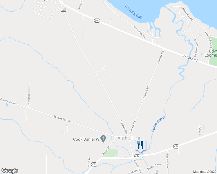 map of restaurants, bars, coffee shops, grocery stores, and more near 2368 N Maple Ave in Ashville